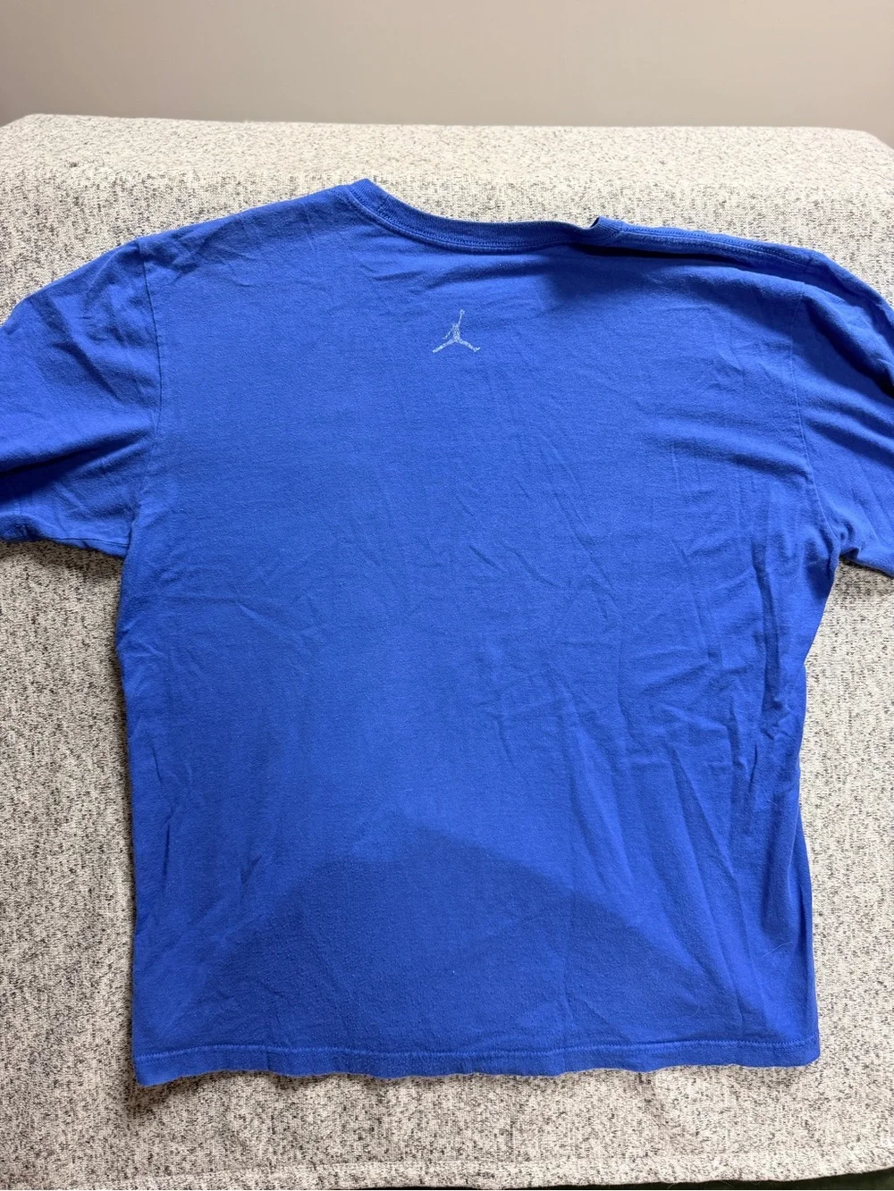 Jordan Royal Blue Vertical 'Air Jordan' Logo Tee